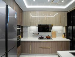 昆明150平米四居室现代厨房装修效果图