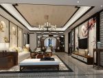 京海凤凰城新中式100平米三居室装修案例