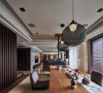 龙湖春江天镜120㎡新中式三居室装修案例