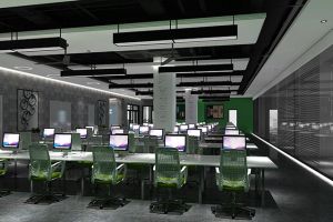 【深圳海内装饰】900平米现代简约风格办公空间装修案例