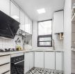 2023昆明小户型厨房白色橱柜装修效果图