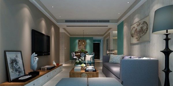 紫欣园现代风格132平米三居室装修案例