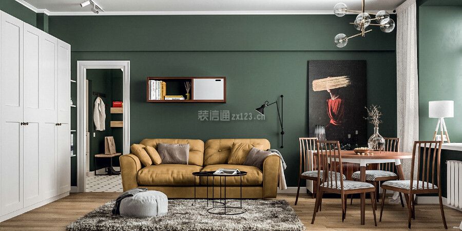 客厅墙面颜色效果图 客厅沙发效果 