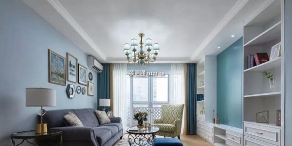 银枫家园美式风格126平米三居室装修案例