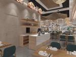 隆记餐饮店现代风格120平米装修效果图案例