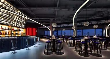 东林酒吧很混搭风格420平米装修效果图案例