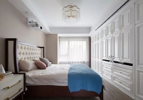 光明上海府邸美式经典风格120平米装修案例