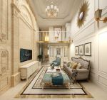 中天铂悦园地中海风格125平米三居室装修效果图案例