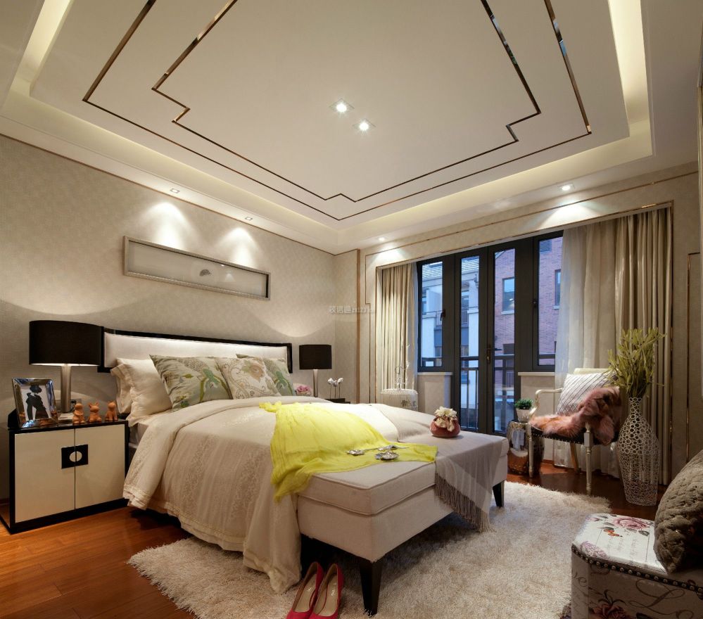 绿地香颂现代中式177平米别墅装修案例