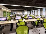科技公司1800平米现代风格办公室装修案例