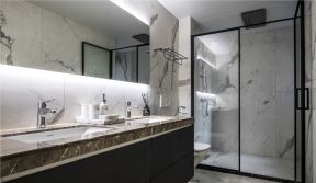 150平三居室现代风格卫生间洗手台效果图