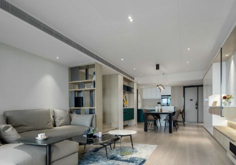 华山珑城150平二居室现代简约风格装修案例