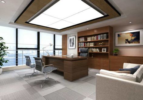1200平米现代风格办公室装修案例