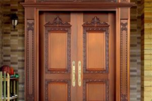 [长春城人之家装饰]入户门的尺寸大概多少 入户门安装的3个步骤