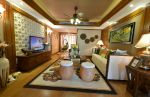 江山·恒通120平米三居室东南亚风格装修案例