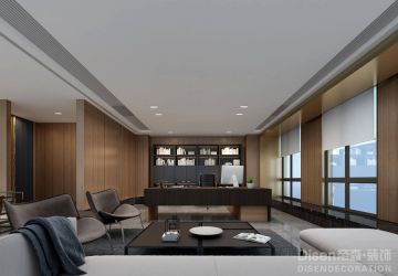 五方国际办公室现代风格800平米装修案例