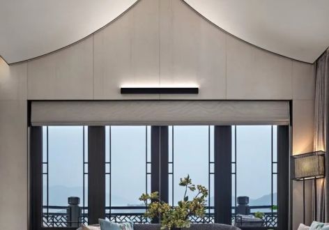 融创·滨湖印227㎡新中式风别墅装修案例