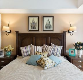 美式风格二手房卧室装修效果图-每日推荐