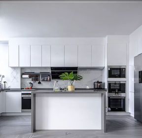 二手房装修改造厨房岛台设计效果图-每日推荐