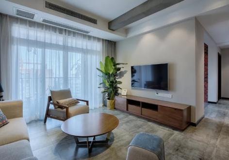 恒大锦城130平三居室现代简约风格装修案例