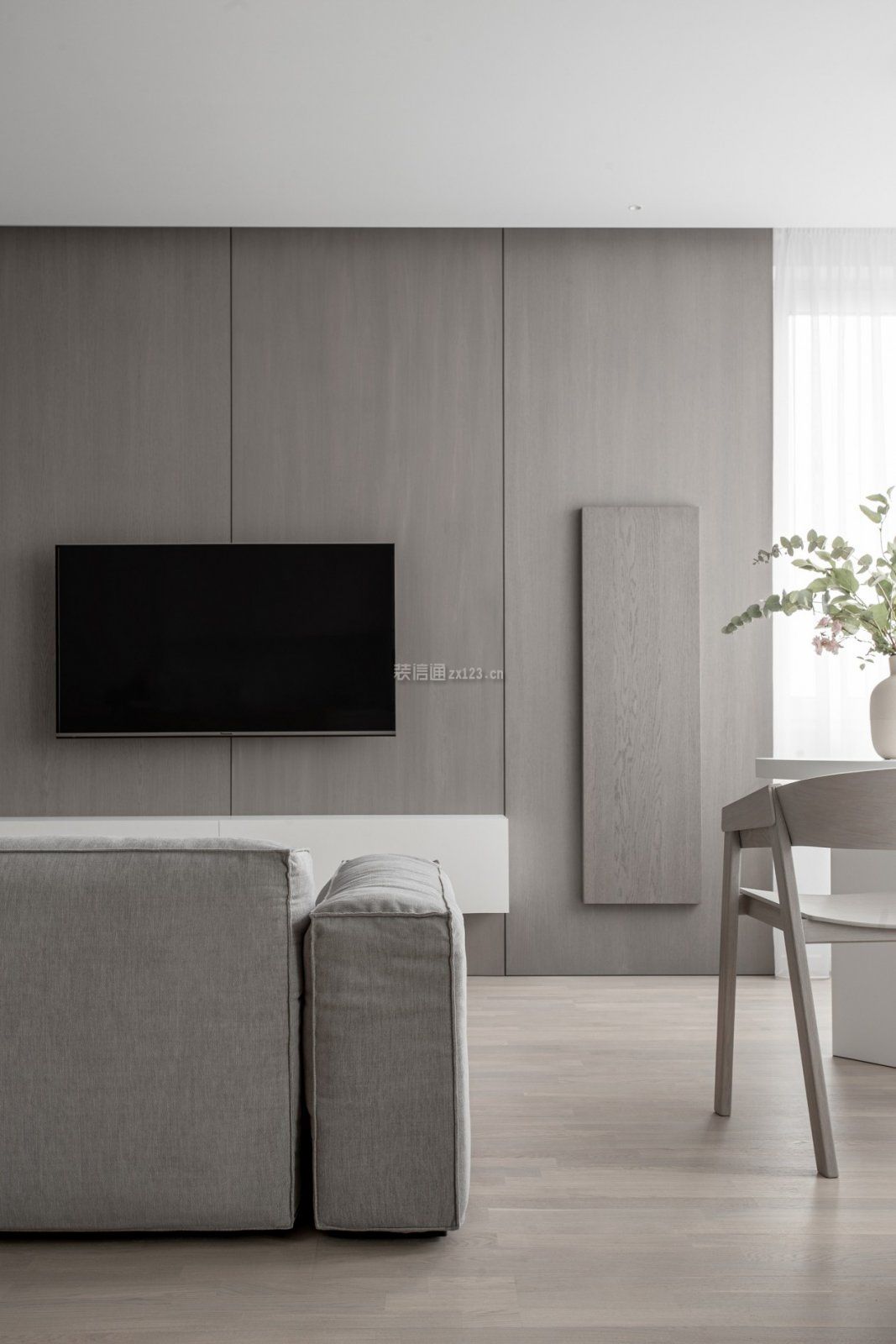 重庆嘉阅滨江极简风格100平米装修效果图案例