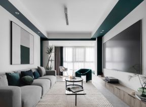 客厅颜色搭配效果图 客厅颜色装修效果图 现代客厅装修图片