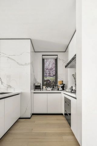 90平米房屋装修简约厨房设计效果图