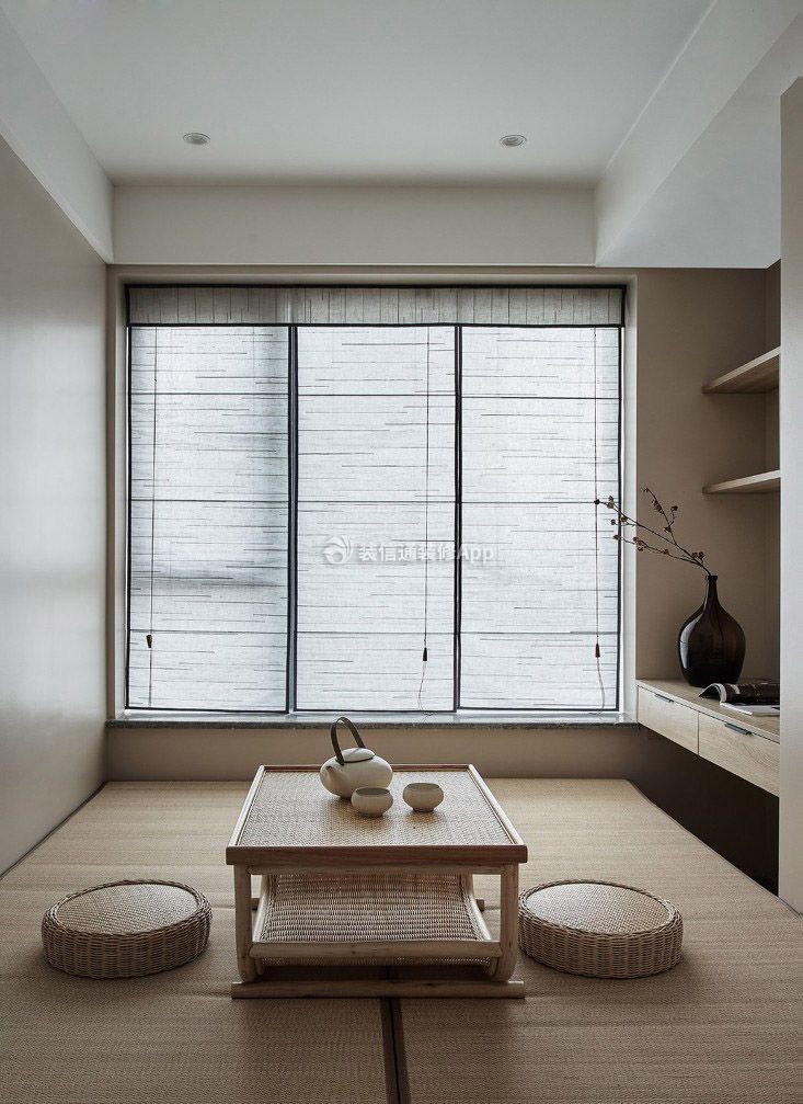 日式风格家庭休闲茶室装修效果图