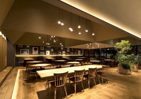 意式中餐厅现代风格1600平米装修案例