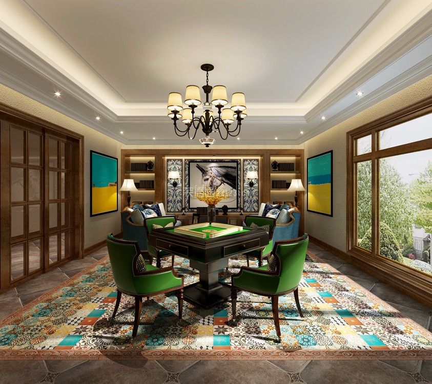 棋牌室装修 棋牌室装修设计效果图
