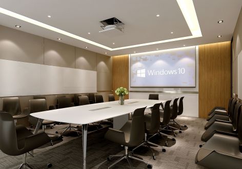 办公设计现代简约600平米办公室装修案例