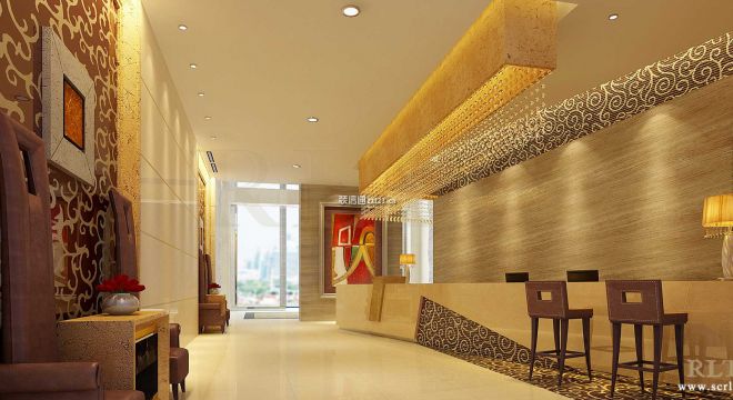 商务酒店1000平米现代风格装修案例
