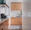 60平米两室一厅小户型北欧厨房设计实景图