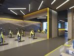 活力健身房简约风格170平米装修效果图案例