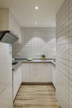 60平米两室一厅小户型厨房瓷砖装修设计图