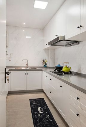 60平两室一厅小户型厨房橱柜装修设计图