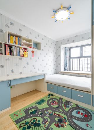 60平米两室一厅小户型儿童房设计实景图