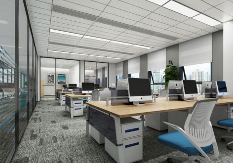 办公室1300平米现代风格装修案例