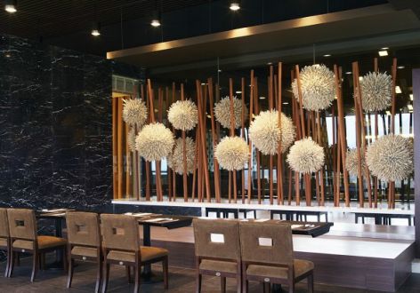 1050平米现代风格中餐厅装修案例