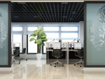 300平办公室现代简约风装修案例
