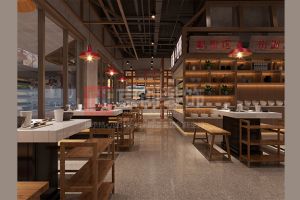 [京创装饰]现代中餐厅室内设计的细节，专业工装设计公司  　　