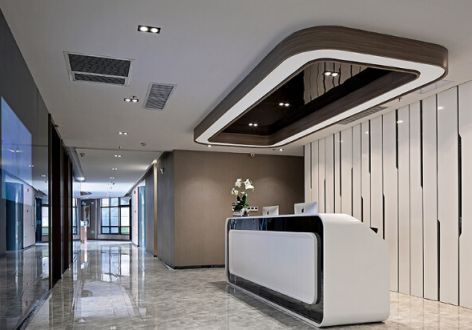 标准办公室800平米现代风格装修案例