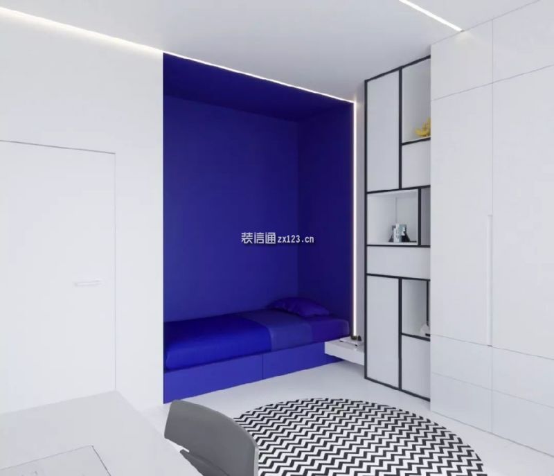 融城NO.9现代简约一居室77平米装修案例