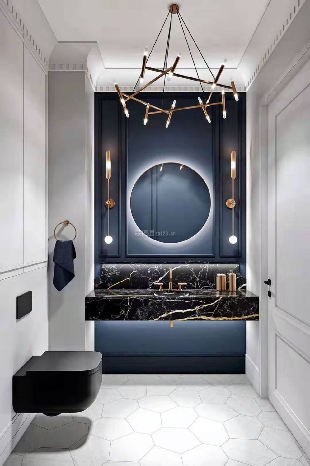 枫叶新都市四居125平现代风格装修案例