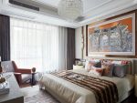 北京壹号庄园轻奢风格140平米三室两厅装修案例