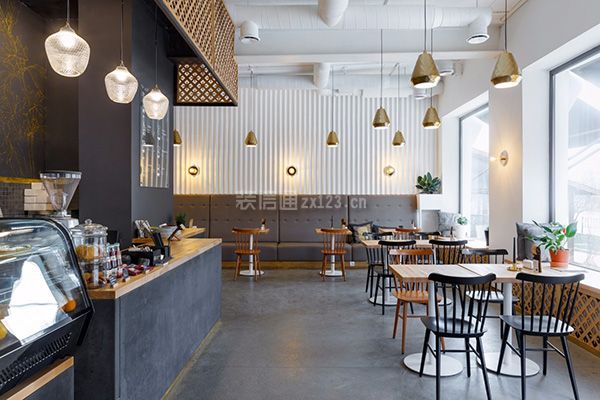 佛山咖啡店现代风格200平米设计方案 咖啡店装修效果图片_装信通网