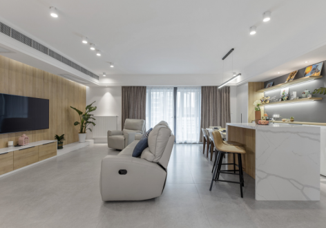 尚层MINI现代风格140平米三居室装修案例