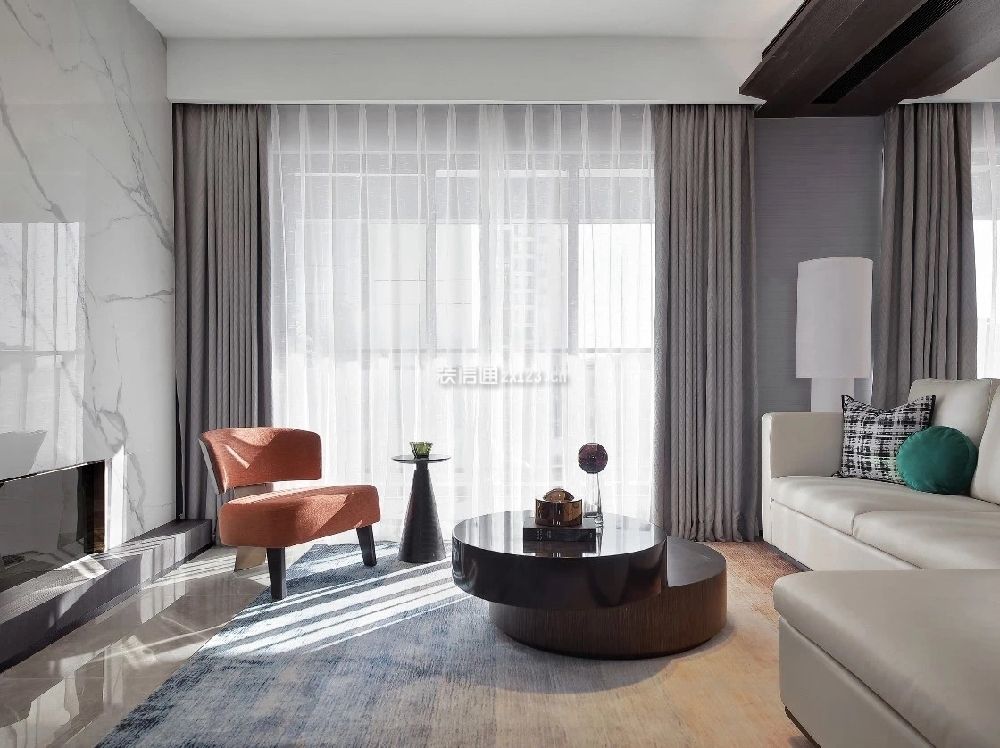 客厅窗帘装饰图片 客厅窗帘装修图