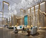 北京酒店6000平米轻奢风格装修案例