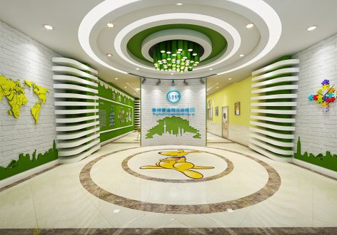 北京幼儿园500平米绚丽风格装修案例